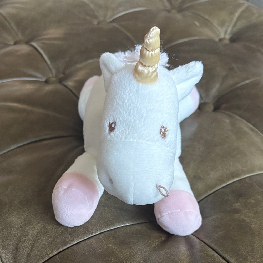 Baby Gund Plush Unicorn Toy with Rattle